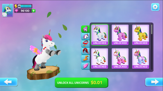 اسکرین شات 4 بازی Unicorn Games: Pony Wonderland