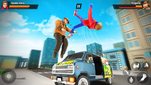 اسکرین شات 5 بازی Spider Rope Hero: Gang War