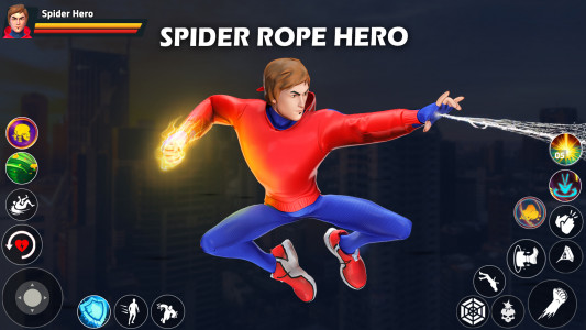 اسکرین شات بازی Spider Rope Hero: Gang War 3