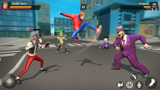 اسکرین شات بازی Spider Rope Hero: Gang War 3