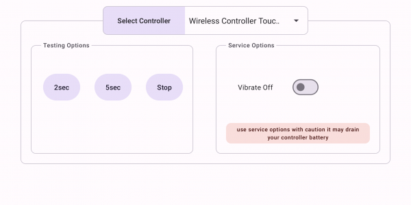 اسکرین شات برنامه GamePad Tester Lite 4