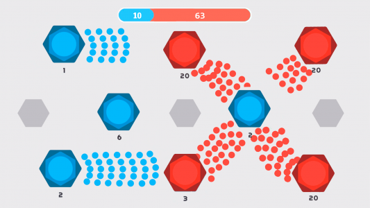 اسکرین شات بازی Clash of Dots — 1v1 RTS Games 8