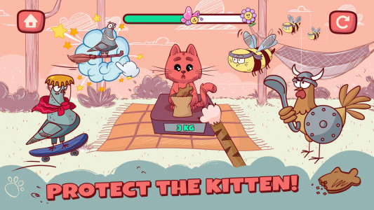 اسکرین شات بازی Feed cat! Cute games for kids 1