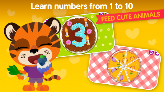 اسکرین شات 3 بازی Pet Сity Number games for kids