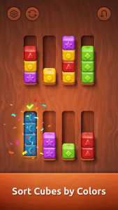 اسکرین شات بازی Colorwood Sort Puzzle Game 1