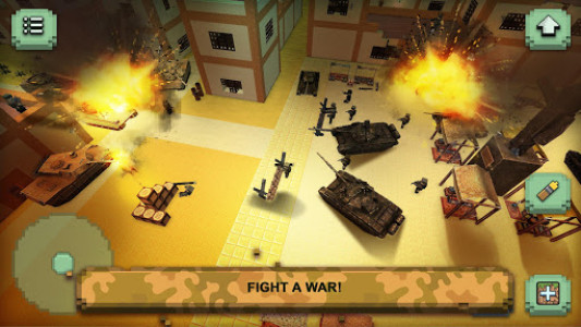 اسکرین شات بازی Call of Craft: Blocky Tanks Battlefield 5