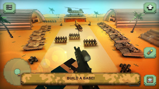 اسکرین شات بازی Call of Craft: Blocky Tanks Battlefield 1
