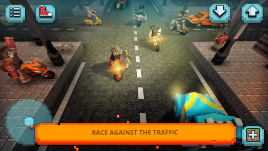 اسکرین شات بازی Motorcycle Racing Craft 1