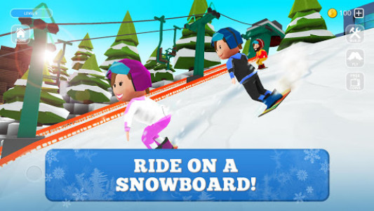 اسکرین شات بازی Snowboard Craft: Freeski, Sled Simulator Games 3D 8