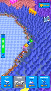 اسکرین شات 2 بازی Train Miner: Idle Railway Game
