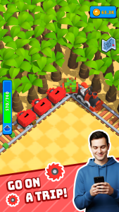 اسکرین شات 1 بازی Train Miner: Idle Railway Game