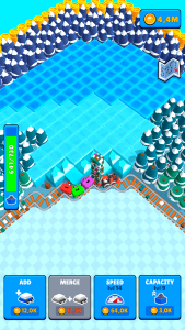 اسکرین شات 3 بازی Train Miner: Idle Railway Game