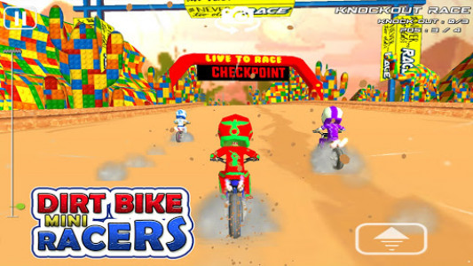 اسکرین شات بازی Kids Racing Mini Bike - 3D Boys Dirt Bike race Fun 5