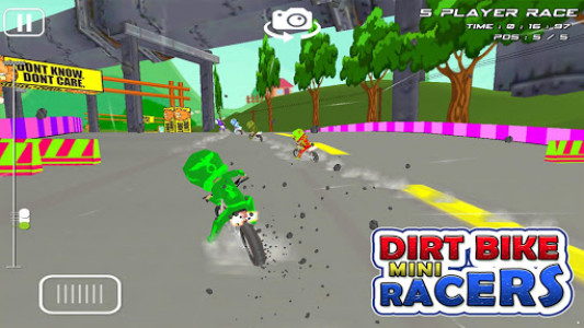 اسکرین شات بازی Kids Racing Mini Bike - 3D Boys Dirt Bike race Fun 4