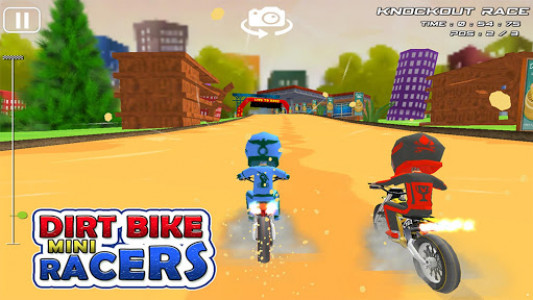 اسکرین شات بازی Kids Racing Mini Bike - 3D Boys Dirt Bike race Fun 3