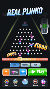 اسکرین شات 1 بازی Plinko Space - Plinko x100