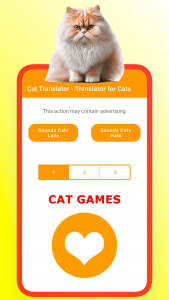 اسکرین شات بازی Translator for Cats Prank 3