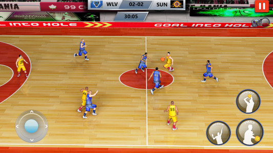 اسکرین شات برنامه Basketball Games: Dunk & Hoops 4