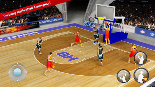 اسکرین شات برنامه Basketball Games: Dunk & Hoops 3