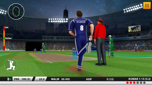 اسکرین شات برنامه World Cricket Games :T20 Cup 2