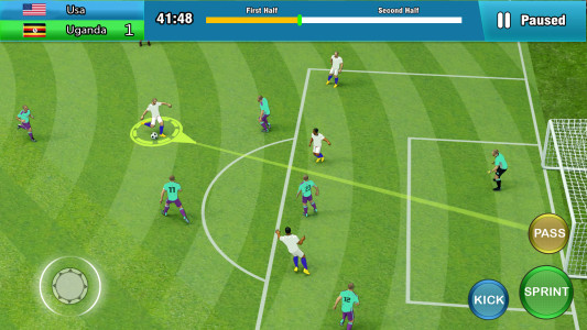 اسکرین شات 2 برنامه Play Soccer: Football Games