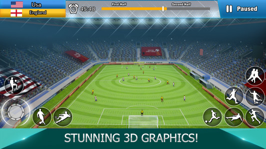 اسکرین شات برنامه Play Soccer: Football Games 6