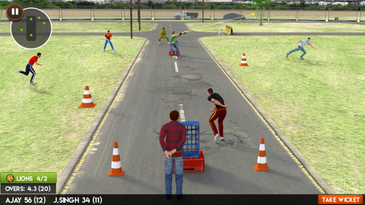 اسکرین شات برنامه T20 Street Cricket Game 2
