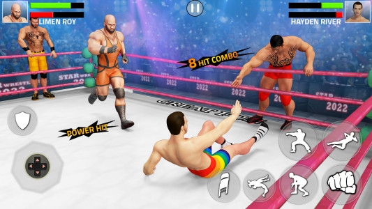 اسکرین شات 1 بازی Tag Team Wrestling Game