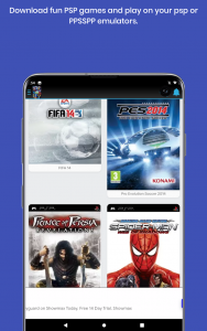 اسکرین شات برنامه PPSSPP games downloader 6