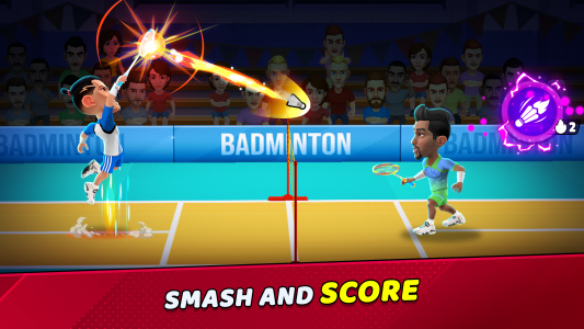 اسکرین شات بازی Badminton Clash 3D 1