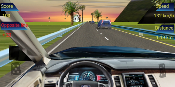 اسکرین شات بازی Traffic Racer Cockpit 3D 2