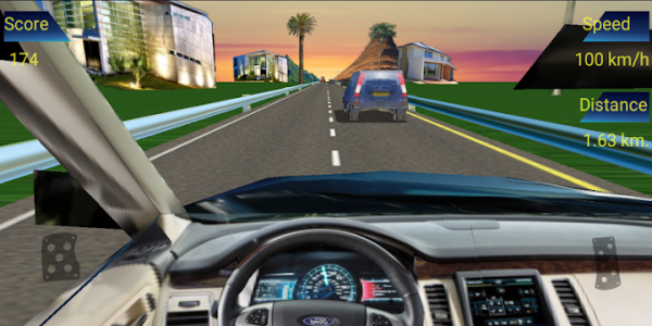 اسکرین شات بازی Traffic Racer Cockpit 3D 6