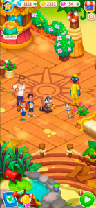 اسکرین شات 1 بازی Secrets of Paradise Merge Game