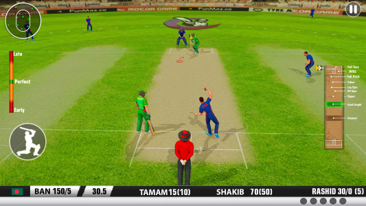 اسکرین شات بازی World Cricket Cup Tournament 3