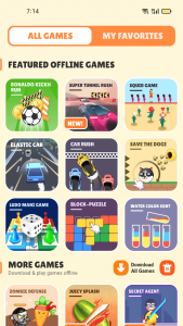 اسکرین شات 1 بازی Game Box: Relax Game&Mini Game