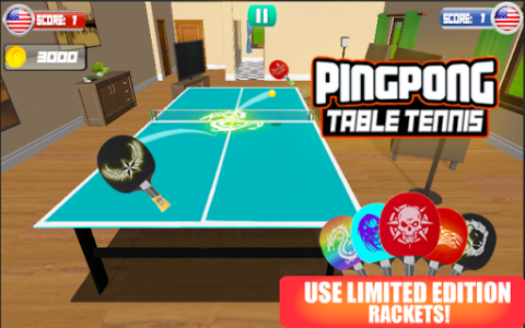 اسکرین شات بازی Table Tennis 3D: Ping-Pong Master 2