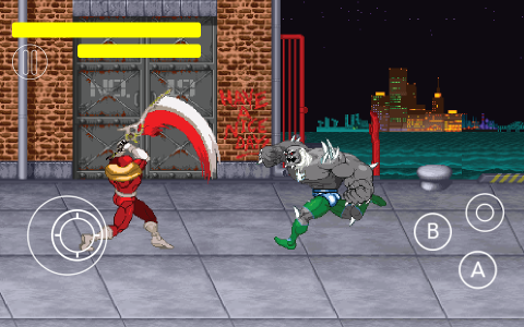 اسکرین شات بازی Hero Dino Red Future Fight Bat 3