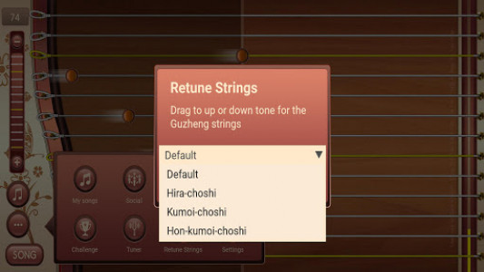 اسکرین شات بازی Koto Connect: Japanese stringed musical instrument 2