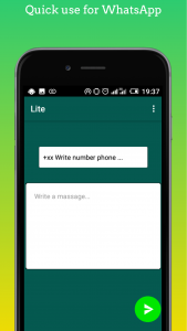 اسکرین شات برنامه Lite For WhatsApp open 3