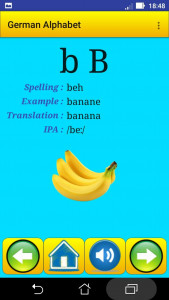اسکرین شات 5 برنامه German alphabet for students