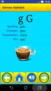 اسکرین شات 6 برنامه German alphabet for students
