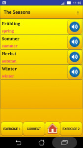اسکرین شات 6 برنامه Learning German language (less