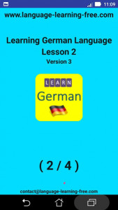 اسکرین شات برنامه Learning German language (lesson 2) 8