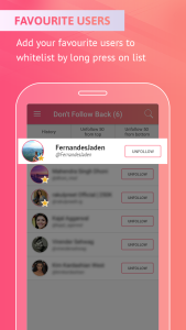 اسکرین شات 2 برنامه Followers & Unfollowers
