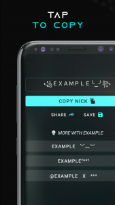 اسکرین شات 4 برنامه Stylish Name Generator