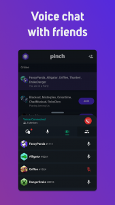اسکرین شات برنامه Pinch - Voice Chat for Gamers, Friends & Teammates 2