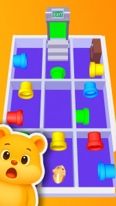 اسکرین شات 2 بازی Hamster Escape: Puzzle Maze