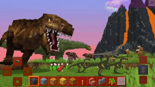 اسکرین شات 1 برنامه Craftsman Dinosaurs World