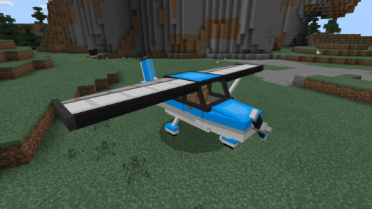 اسکرین شات برنامه MCPE Airplane and Helichopter 1