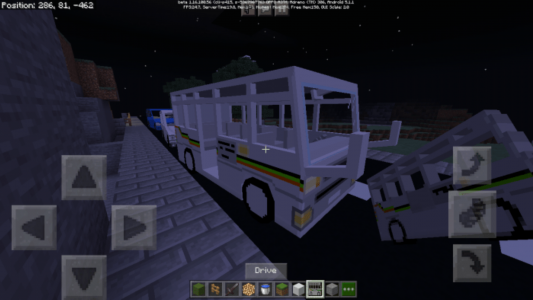 اسکرین شات برنامه MCPE Vehicles Cars Mod 5